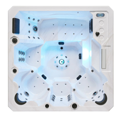 Galley 5 Person Hot Tub, Elite Series, 69 Massage Jets including 26 Rotating Jets, 20 Soothing Air Bubble Jets, WS-008