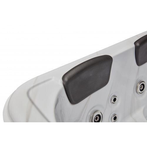 Riley 3-Person Hot Tub, Studio Series, 26 Powerful Massage Jets, 2 Cushioned Neck Pillows, WS-291