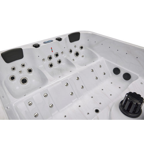 Social 5 Person Hot Tub, Studio Series, 47 Powerful Massage Jets including Leg and Foot Massagers, WS-297