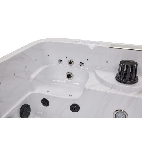 Social 5 Person Hot Tub, Studio Series, 47 Powerful Massage Jets including Leg and Foot Massagers, WS-297