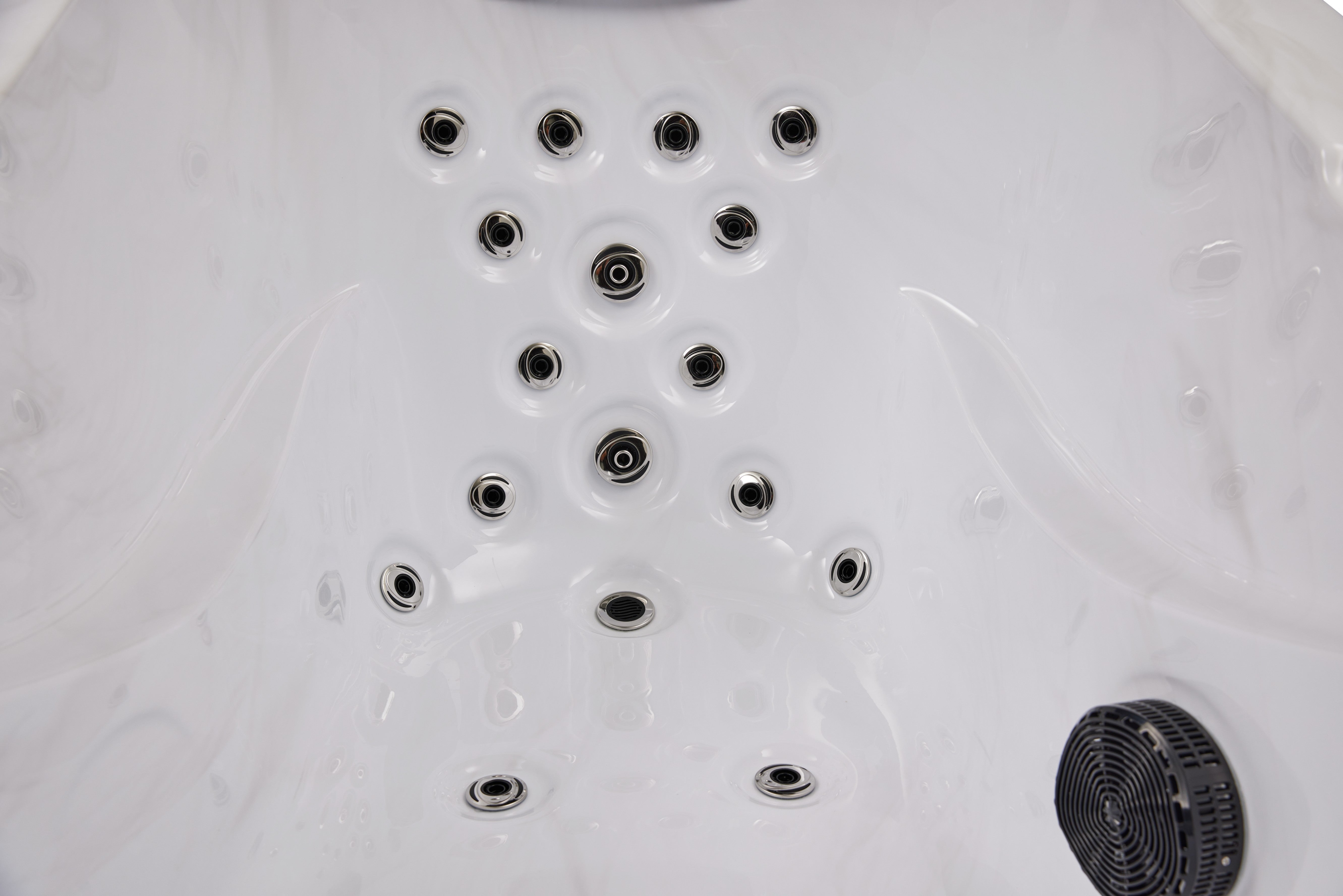 Solo 1 Person Hot Tub, Studio Series, 17 Adjustable Massage Jets, Cushioned Neck Pillow, WS-599