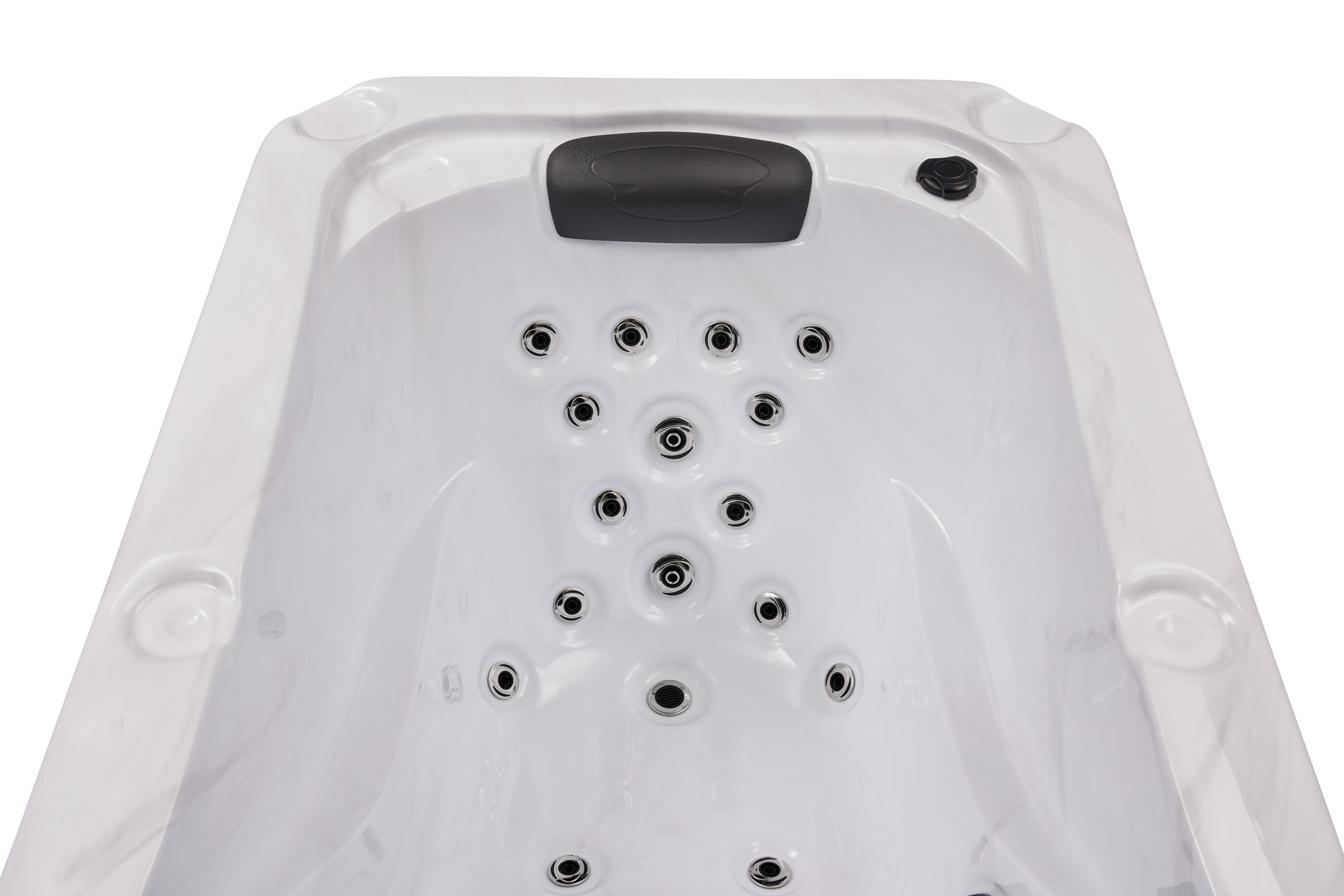 Solo 1 Person Hot Tub, Studio Series, 17 Adjustable Massage Jets, Cushioned Neck Pillow, WS-599
