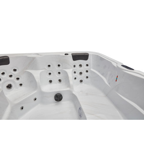 Eclipse 6 Person Hot Tub, Studio Series, 51 Powerful Massage Jets, 4 Cushioned Neck Pillows, Premium Bluetooth Speaker System, WS-192
