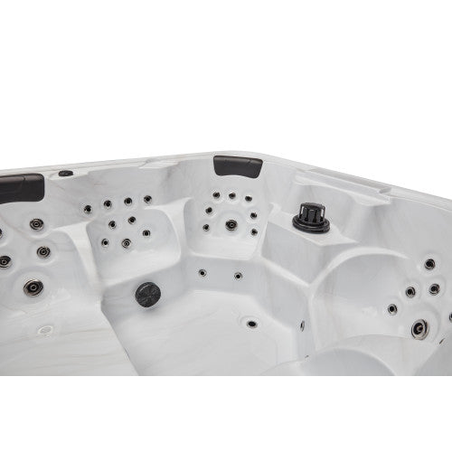 Eclipse 6 Person Hot Tub, Studio Series, 51 Powerful Massage Jets, 4 Cushioned Neck Pillows, Premium Bluetooth Speaker System, WS-192