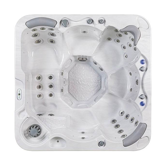 Jersey Hot Tub, 5 Standard Seats and 1 Lounge Seat, 46 Massage Jets, WM00762