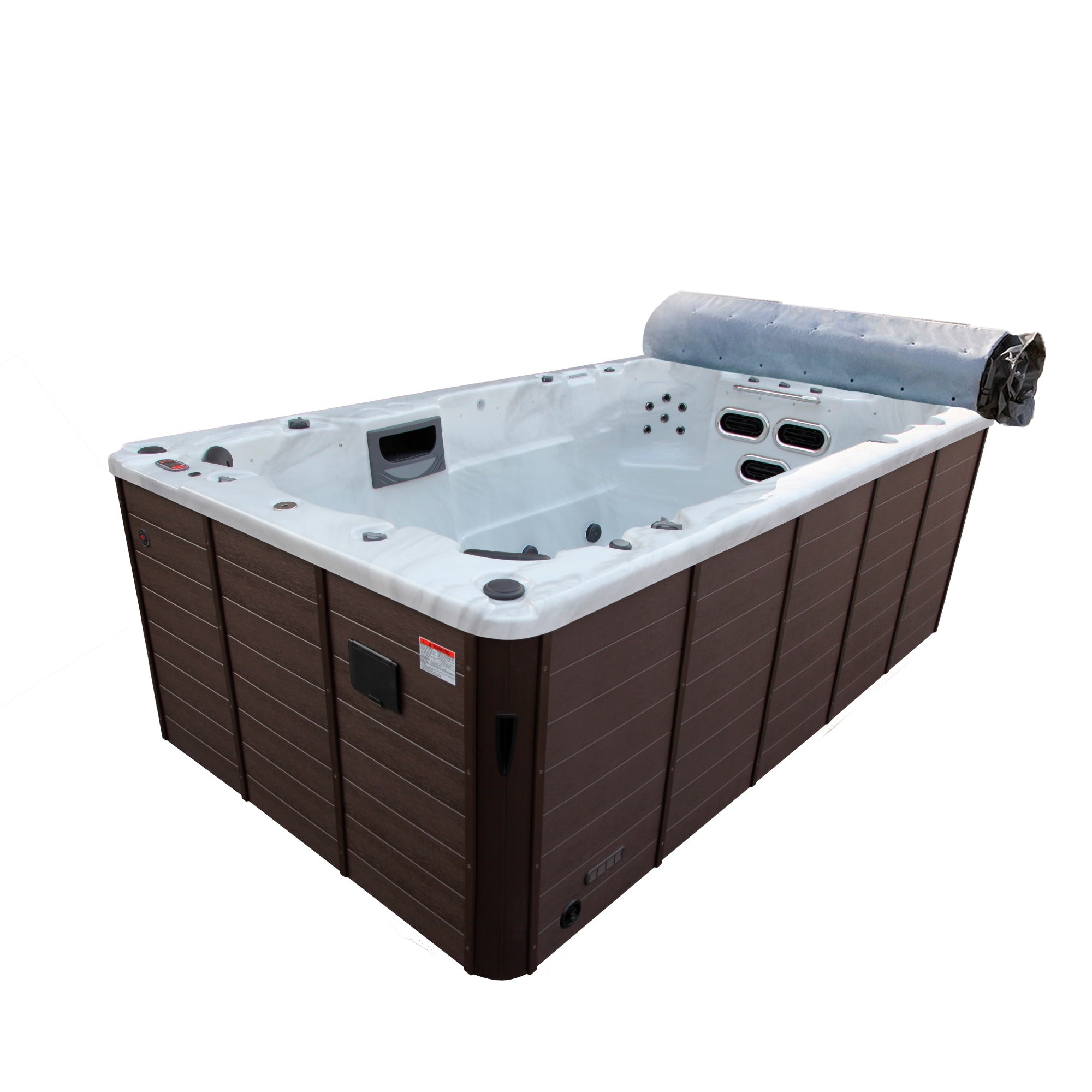 St. Lawrence Swim Spa, 13ft 12-Personm, 39 Hydrotherapy Jets, 3 Wide River Jets, KS-10027, 847028001523