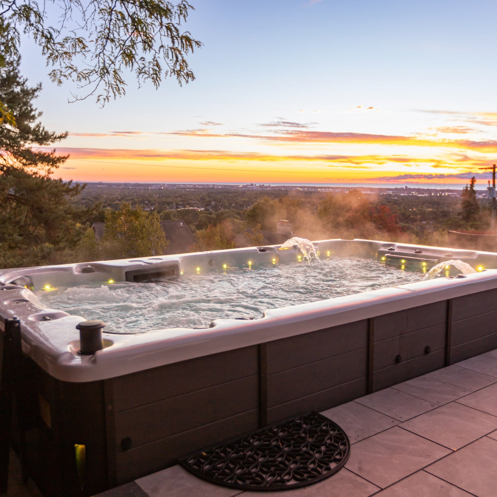 St. Lawrence Swim Spa, 13ft 12-Personm, 39 Hydrotherapy Jets, 3 Wide River Jets, KS-10027, 847028001523