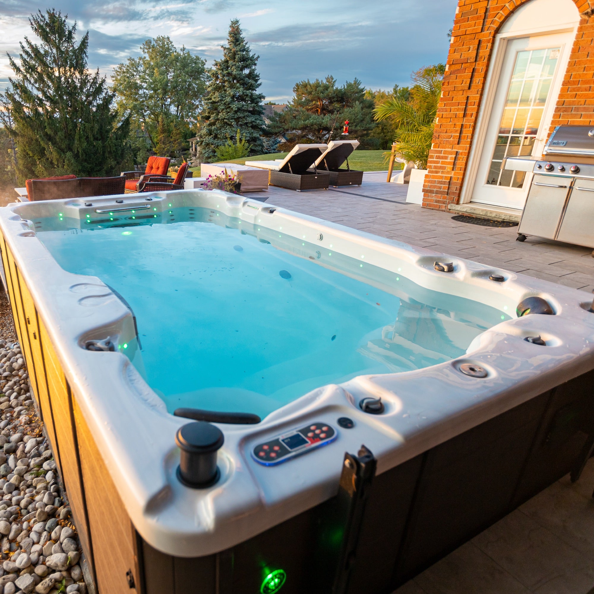 St. Lawrence Swim Spa, 13ft 12-Personm, 39 Hydrotherapy Jets, 3 Wide River Jets, KS-10027, 847028001523