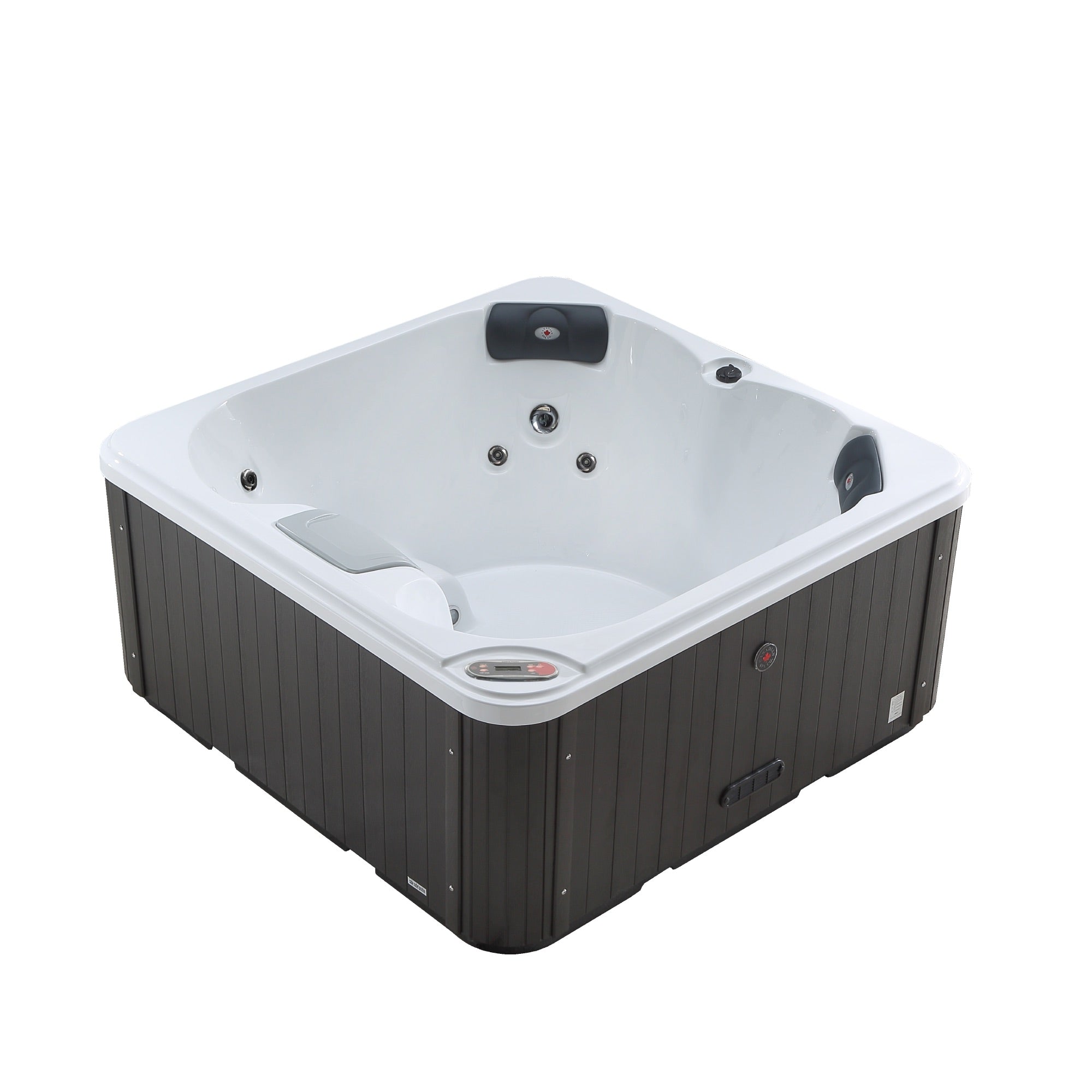Saskatoon Hot Tub, 4-Person, 12 Adjustable Hydrotherapy Jets, KH-10084, 847028000298
