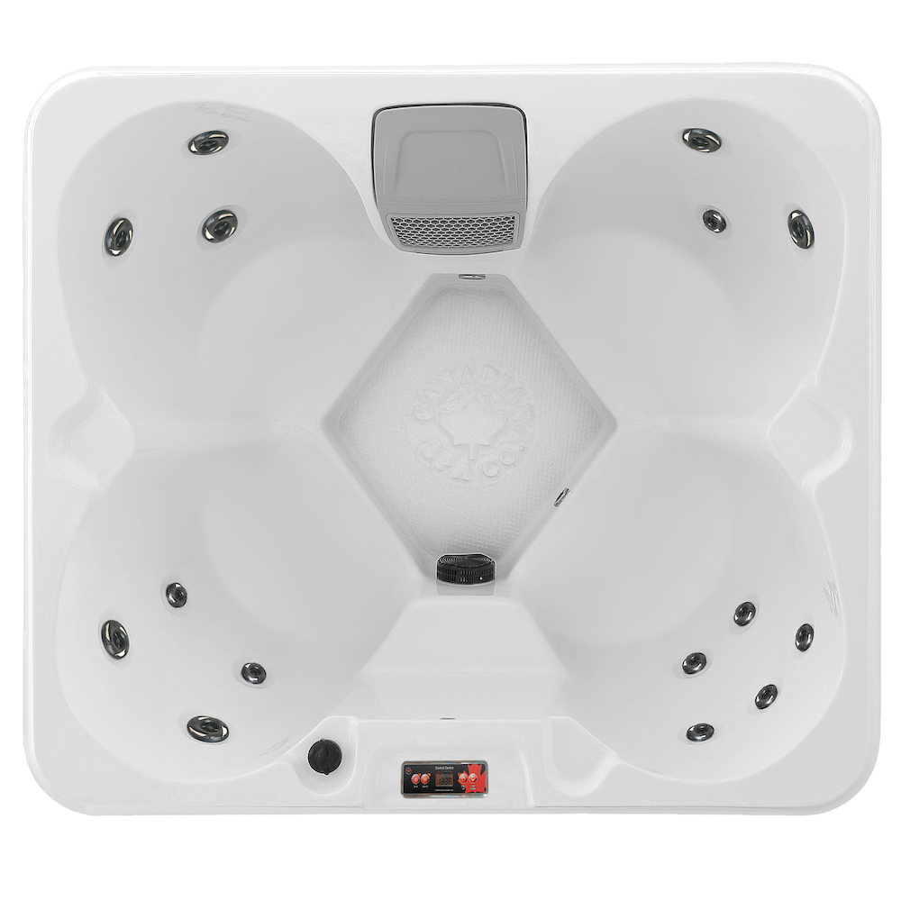 Gander Hot Tub, 4-Person, 15 Adjustable Hydrotherapy Jets, KH-10099, 847028000137