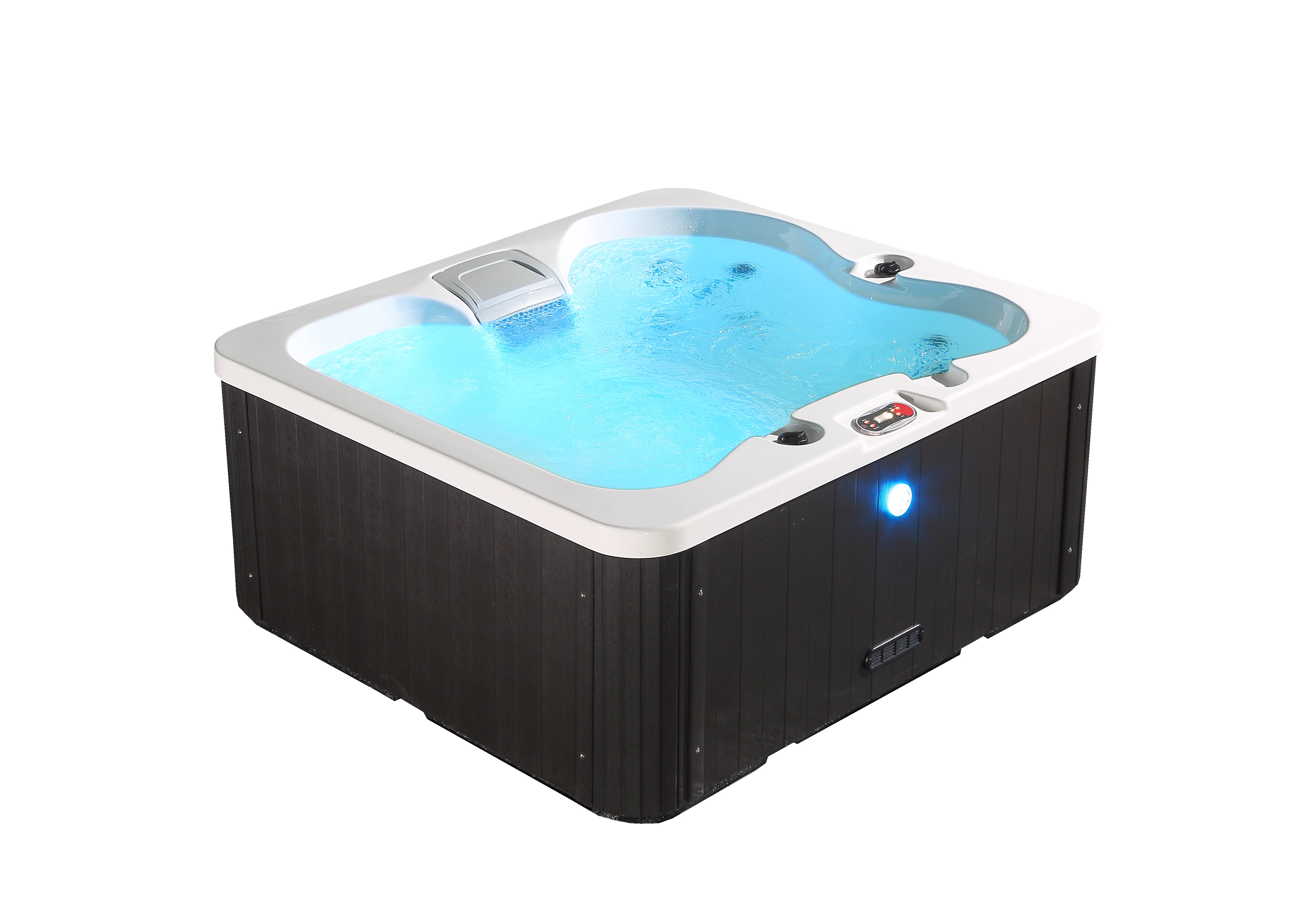 Manitoba Hot Tub, 4-Person, 15 Adjustable Hydrotherapy Jets, KH-10127, 847028000748