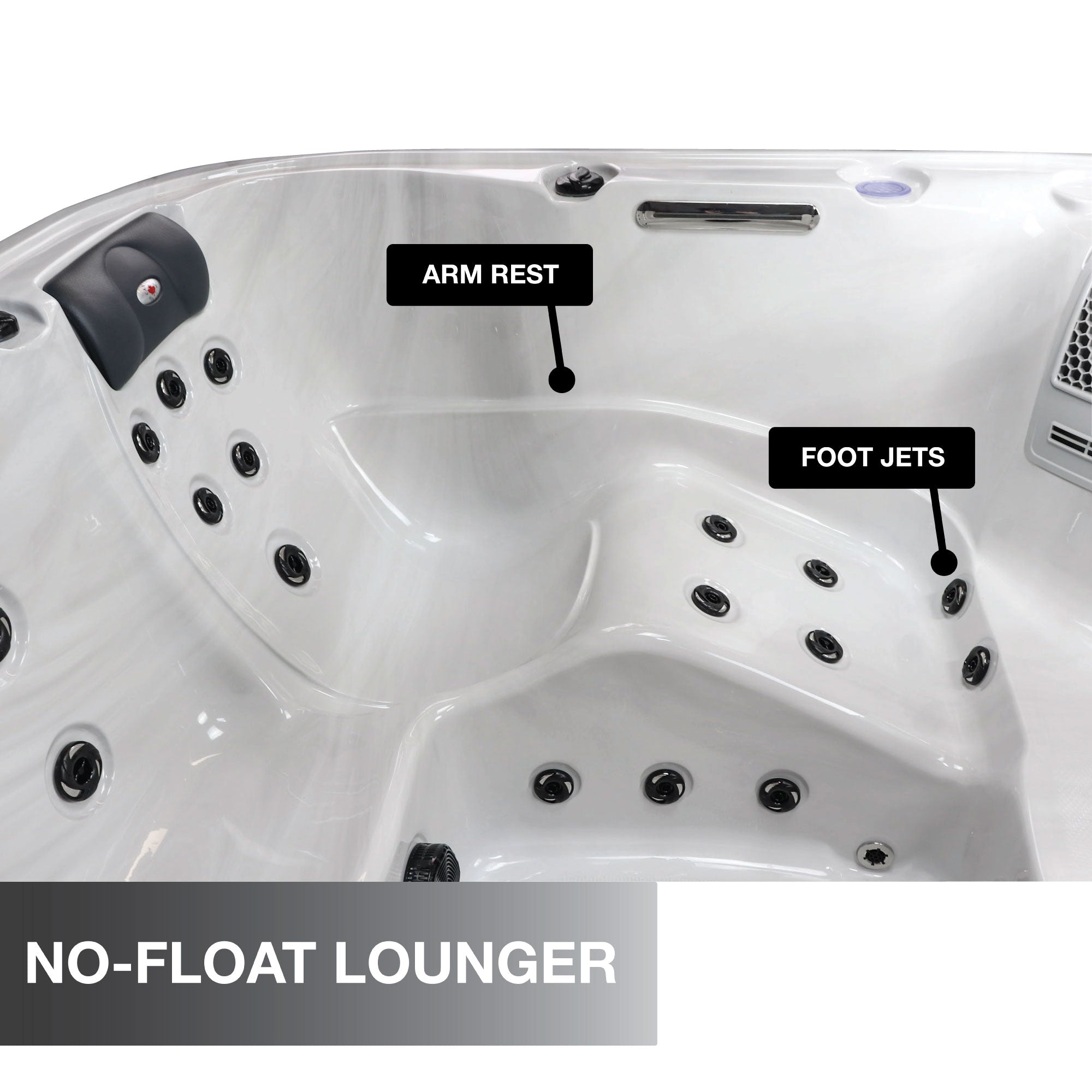Cambridge Hot Tub, 6-Person, 34 Hydrotherapy Jets, Waterfall & Aromatherapy, KH-10141, 847028000823