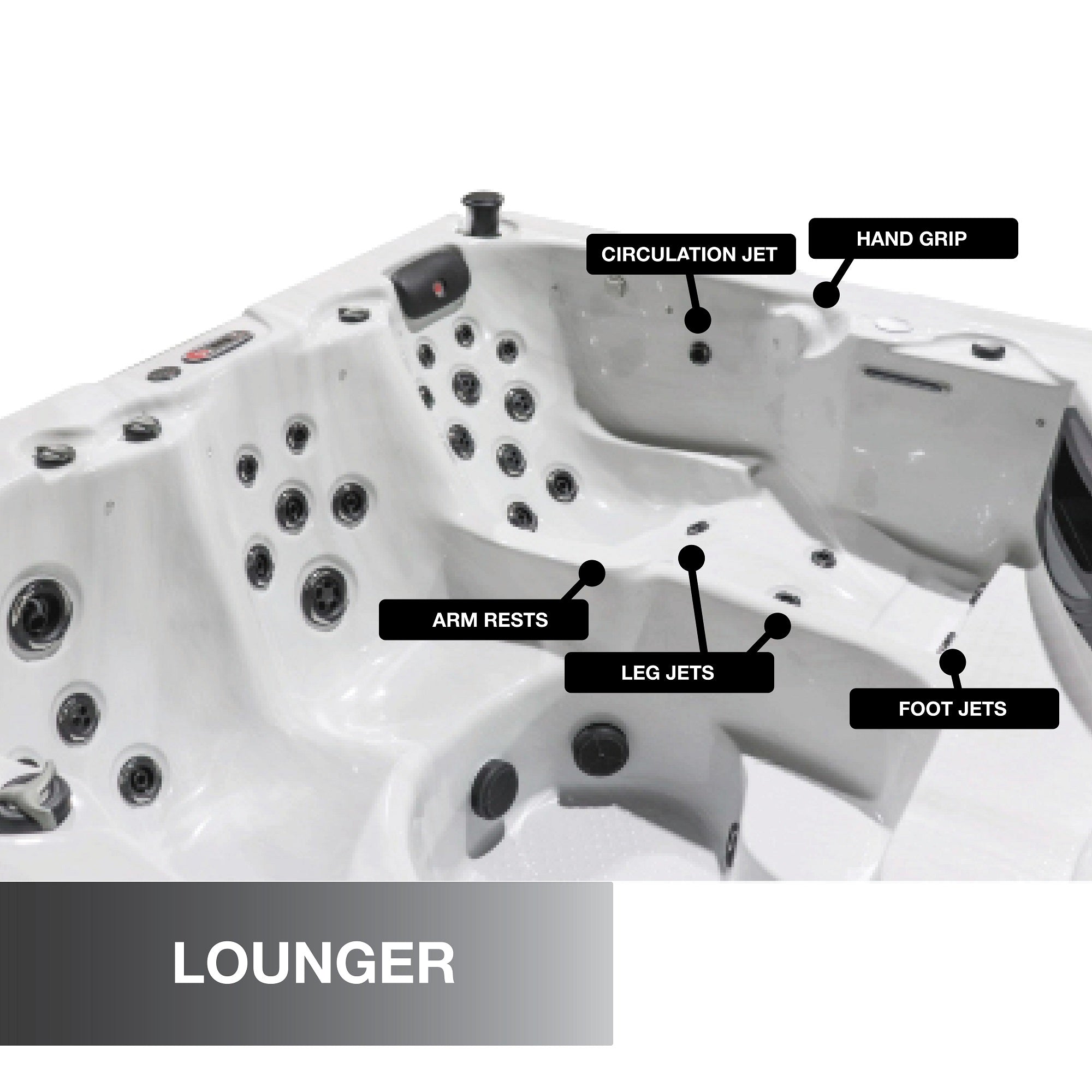St. Lawrence Swim Spa, 20ft 17-Person, 73 Hydrotherapy Jets , 3 River Jets, 54 inches deep, KS-10029, 847028001547