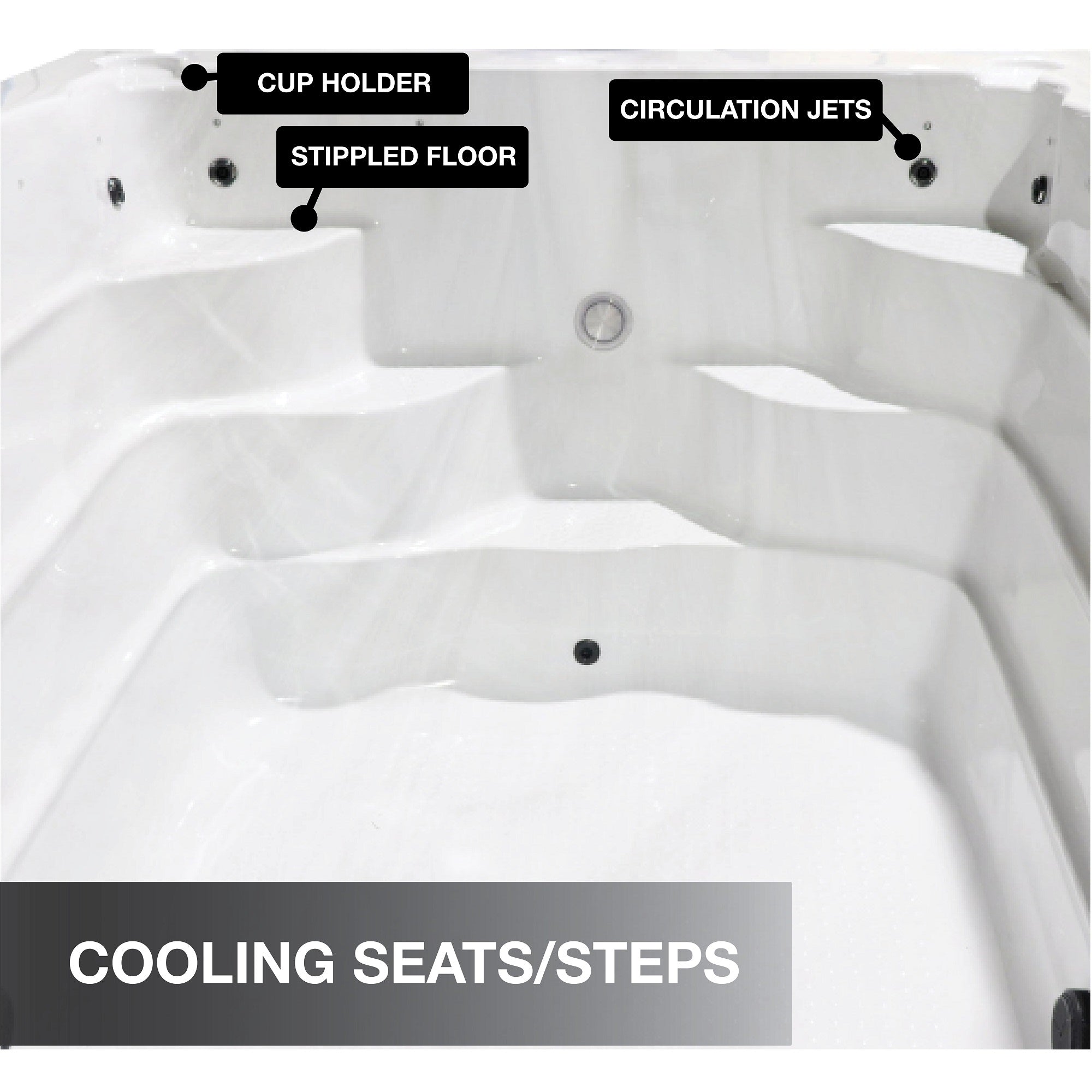 St. Lawrence Swim Spa, 20ft 17-Person, 73 Hydrotherapy Jets , 3 River Jets, 54 inches deep, KS-10029, 847028001547