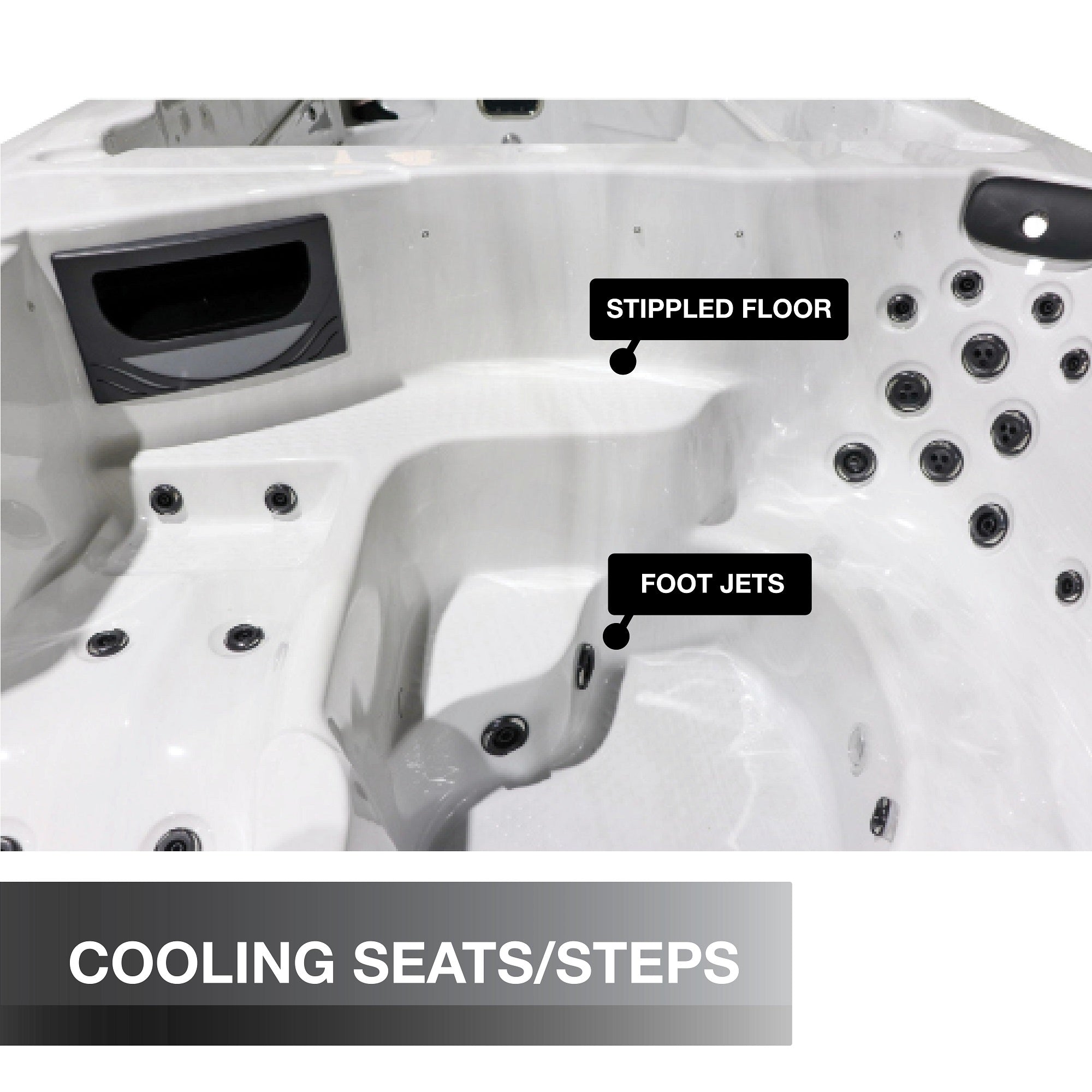 St. Lawrence Swim Spa, 20ft 17-Person, 73 Hydrotherapy Jets , 3 River Jets, 54 inches deep, KS-10029, 847028001547