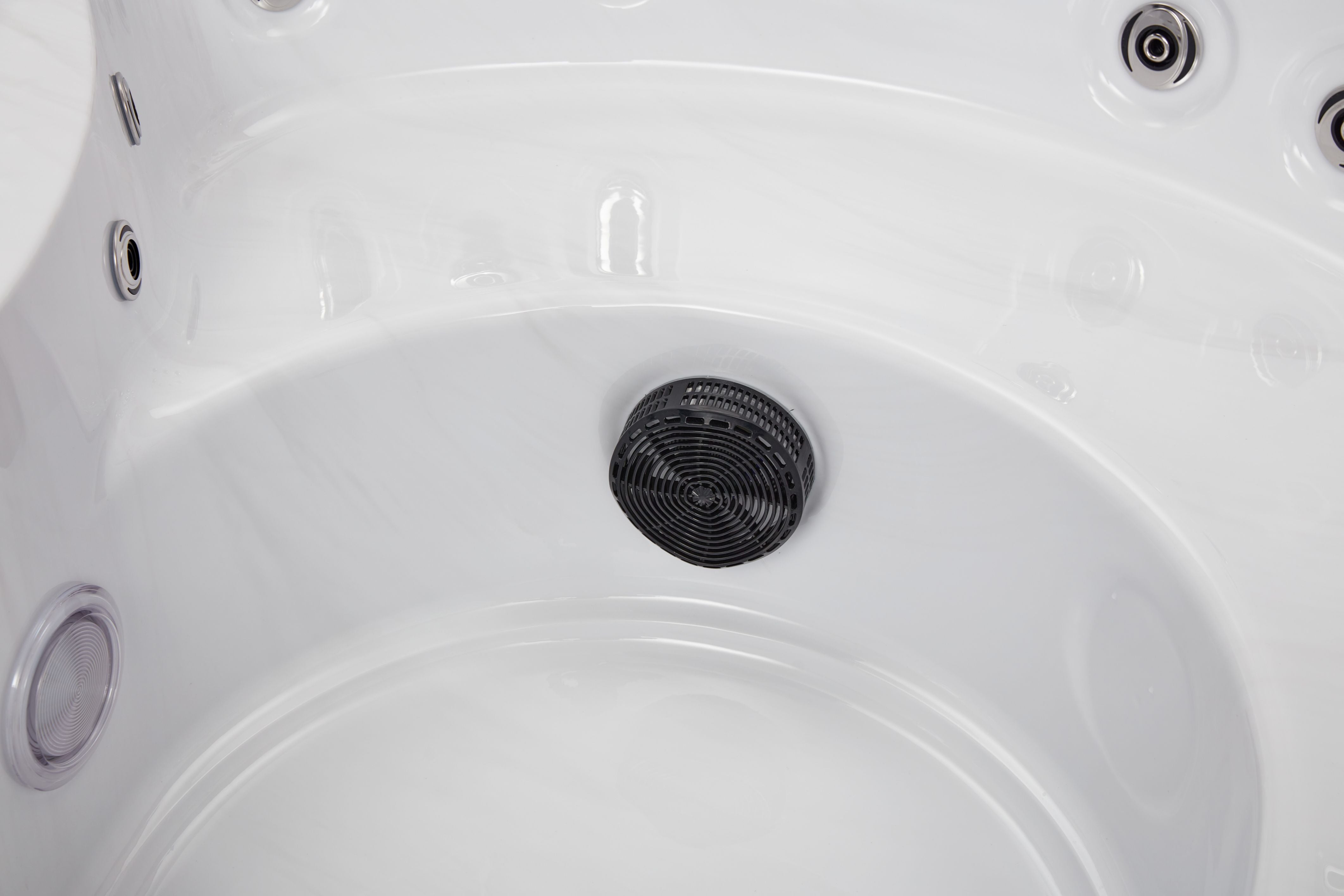Oscar 6 Person Hot Tub, Studio Series, 64 Powerful Massage Jets, Premium Bluetooth Sound System, WS-007