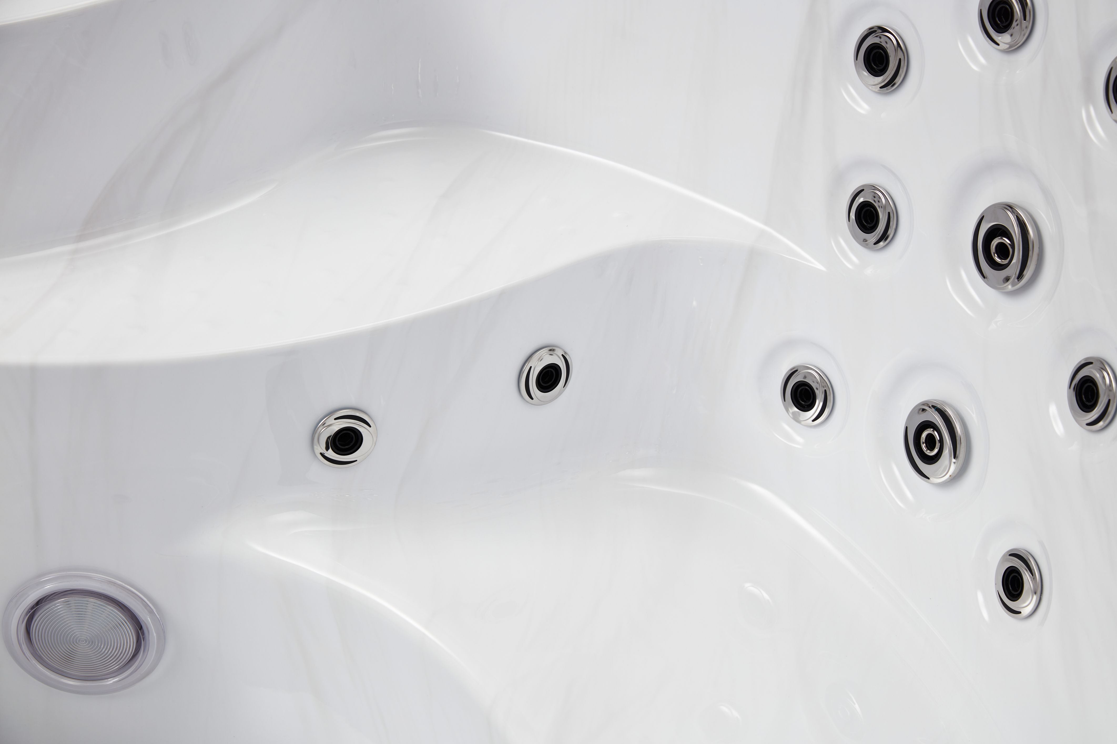 Oscar 6 Person Hot Tub, Studio Series, 64 Powerful Massage Jets, Premium Bluetooth Sound System, WS-007