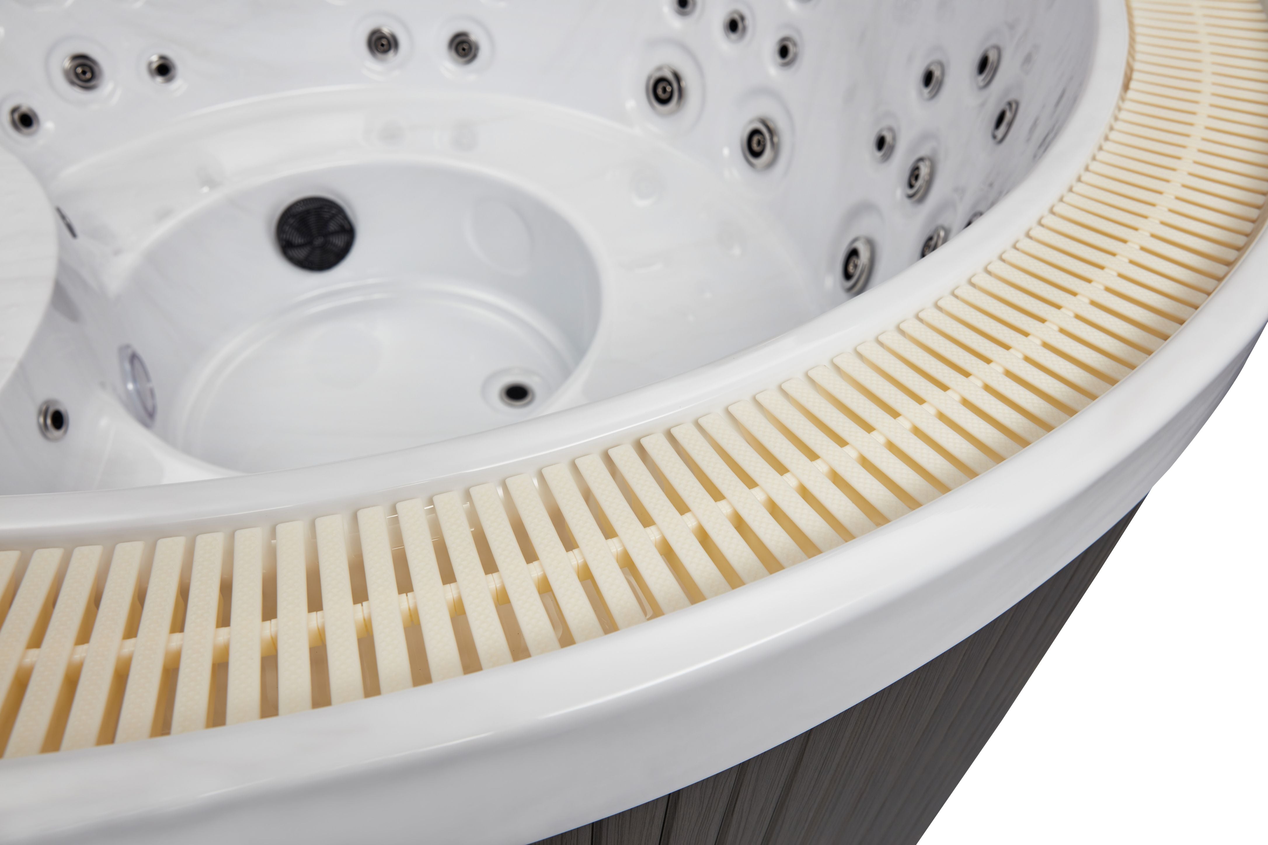 Oscar 6 Person Hot Tub, Studio Series, 64 Powerful Massage Jets, Premium Bluetooth Sound System, WS-007