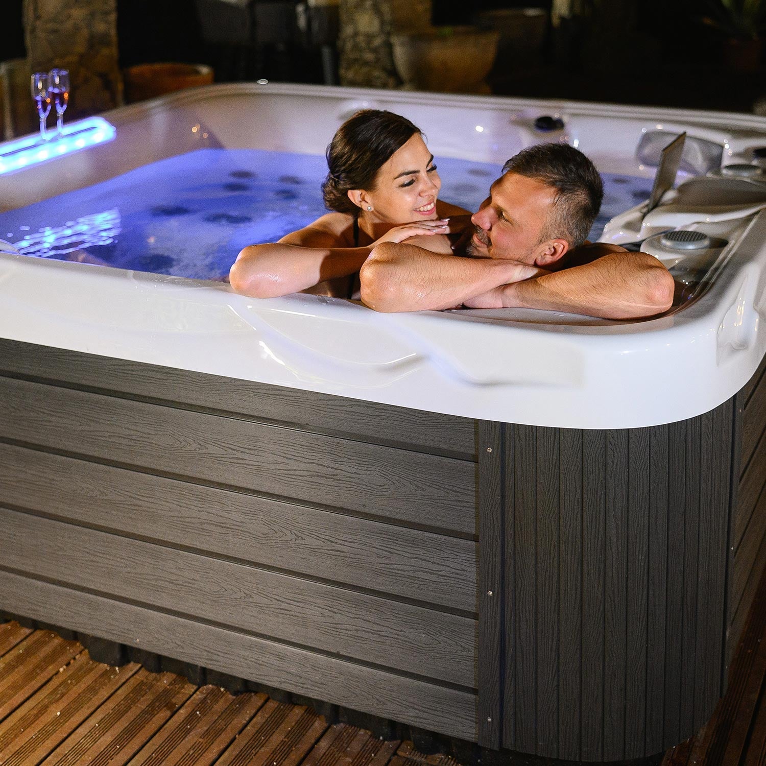 Hollywood Spa Hot Tub, 3-People, 51 Hydrotherapy Jets, X8