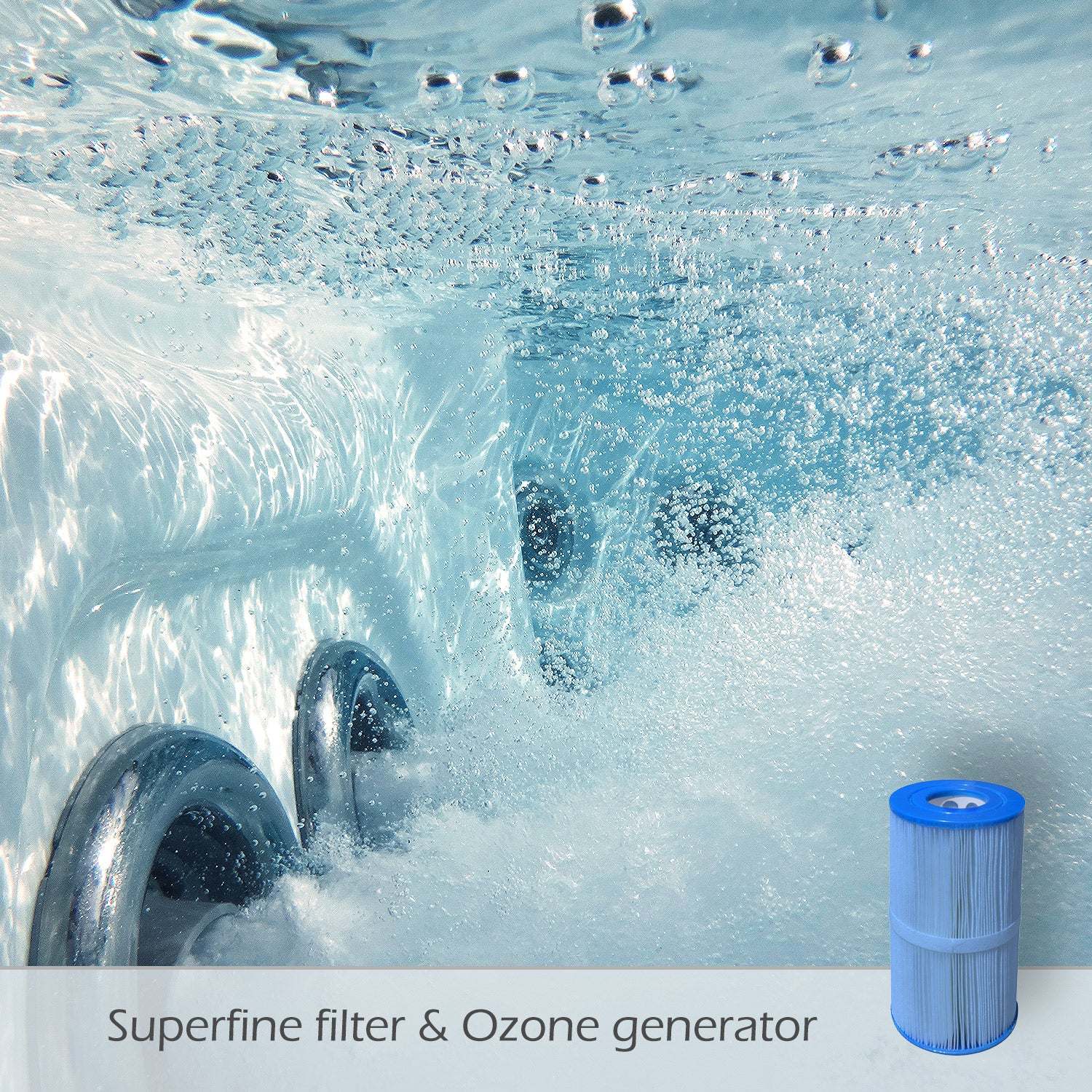 Atlanta Hot Tub, 2-Person, 34 Hydrotherapy Jets, WM00741