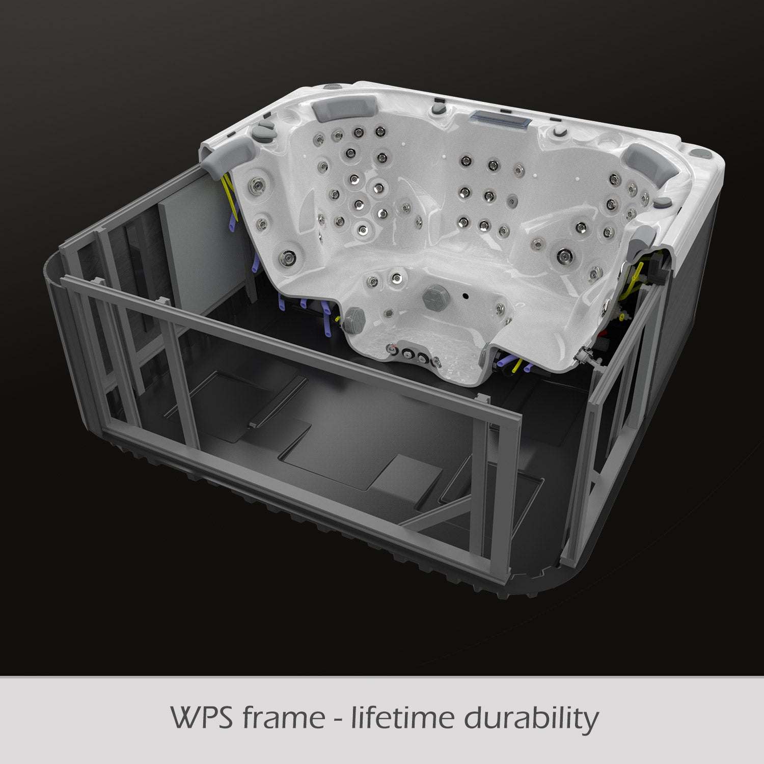 Chicago Hot Tub, 7-People, 50 Hydrotherapy Jets,WM00763