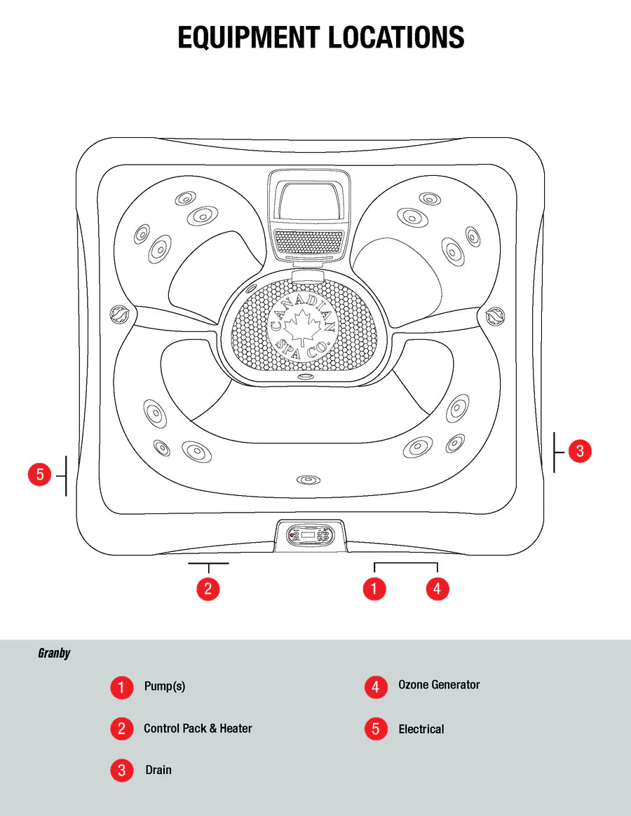 Granby 4-Person 15-Jet Portable Hot Tub